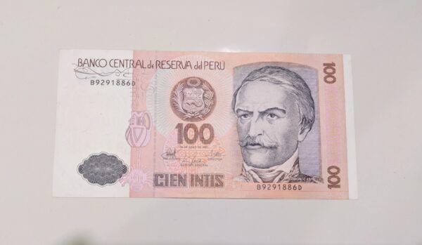 Peru banknote for sale