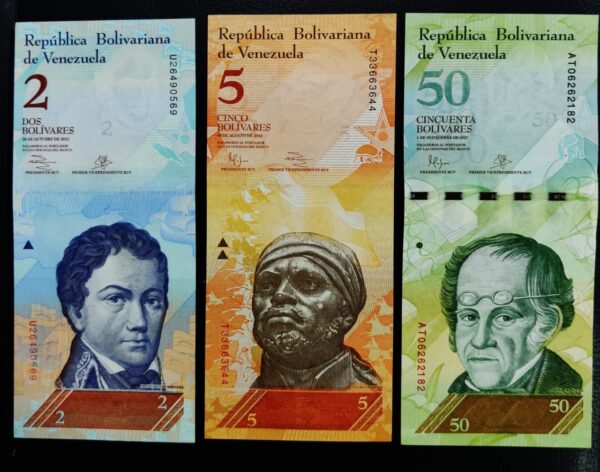 Venezuela Set of 3 UNC Banknote