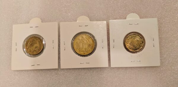 Set of 3 different coins of Uruguay - Image 2