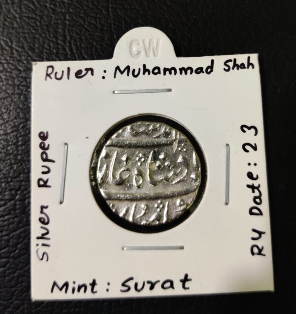 Best Collectible Condition Muhammad Shah Surat Mint RY 23