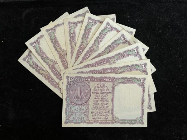 I Rupees 1963 Banknote UNC Condition - Image 2