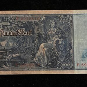 100 Mark banknote Germany Large Size