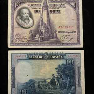Spain 100 Pesetas Banknote 1928